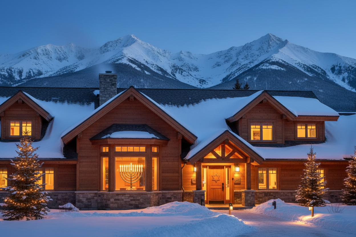 create an image for the chabad of mont tremblant